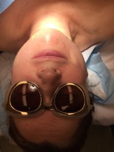 patient with sunglasses patient with sunglasses